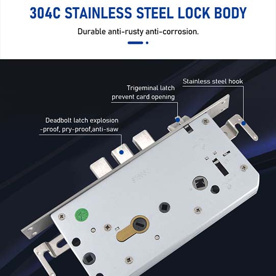 KEYPLUS KX1 Superior Design Multi-functional Fingerprint Smart Lock KEYPLUS KX1 Superior Design Multi-functional Fingerprint Smart Lock